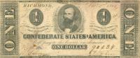 Gallery image for Confederate States of America p49b: 1 Dollar